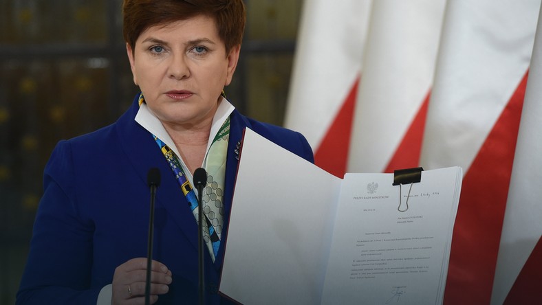 The Prime Minister Beata Szyda & # x142; about a person & # x15B, a bring & # x142; and the project to the Parliament