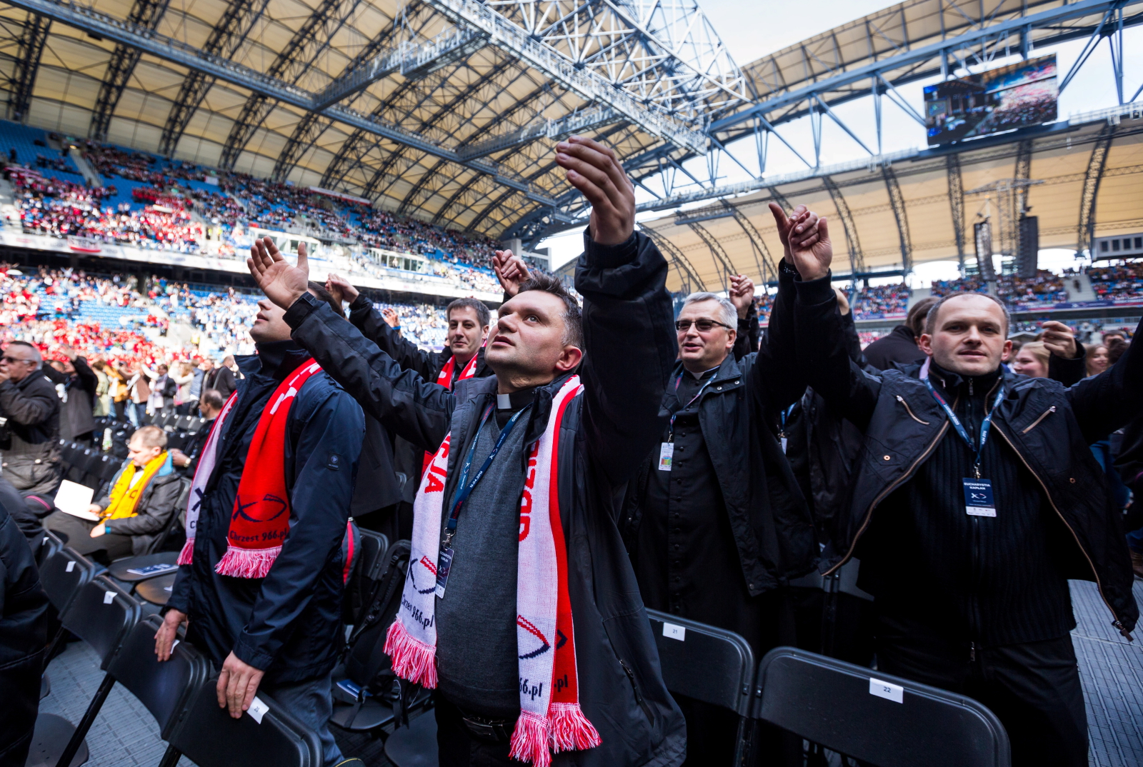 Spotkanie ewangelizacyjne na stadionie
