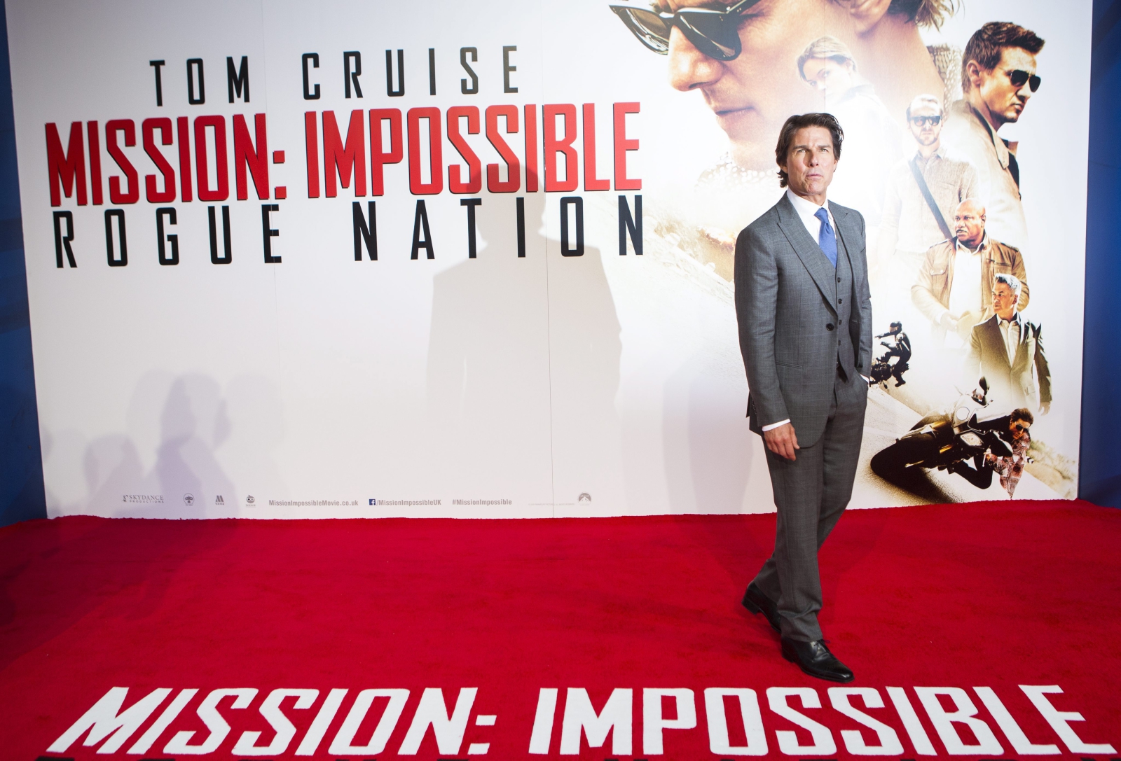 Tom Cruise na premierze