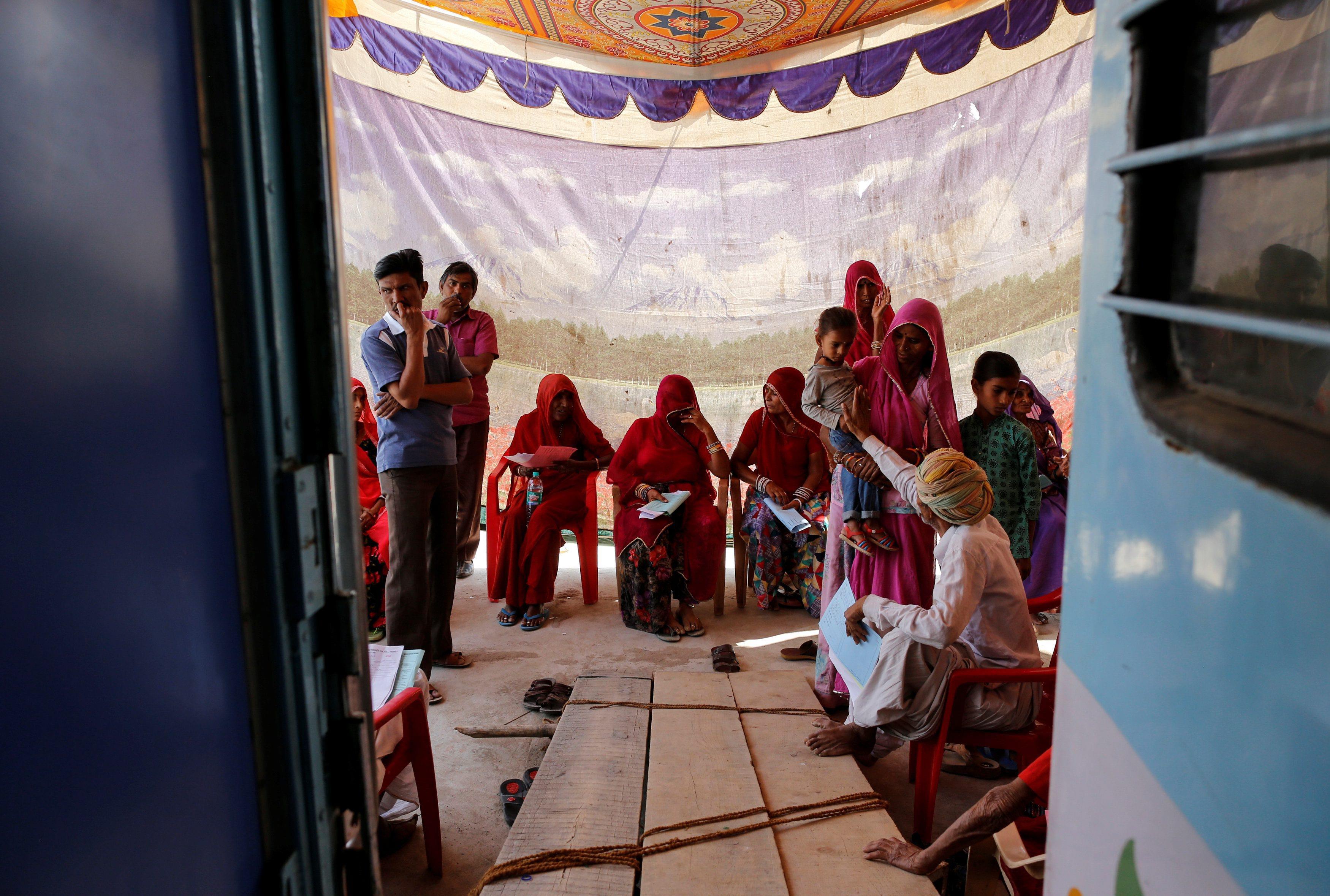 The Wider Image: Hospital on wheels brings hope to Indian villages