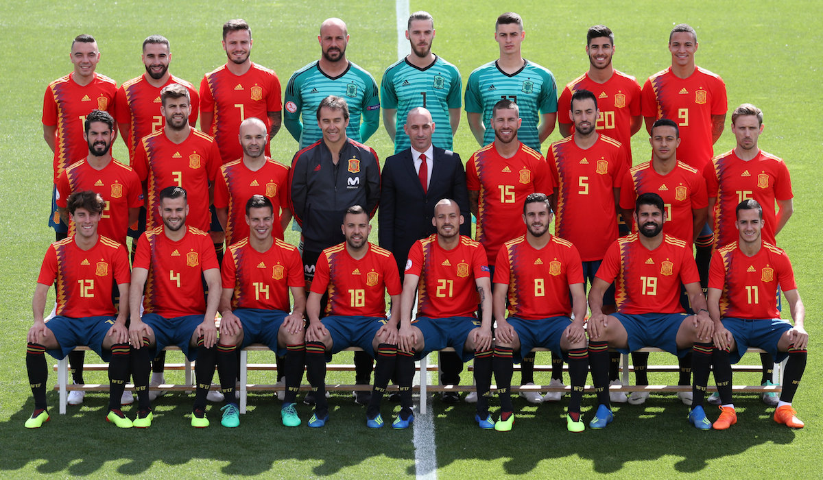 Nominácia Španielska na MS vo futbale 2018