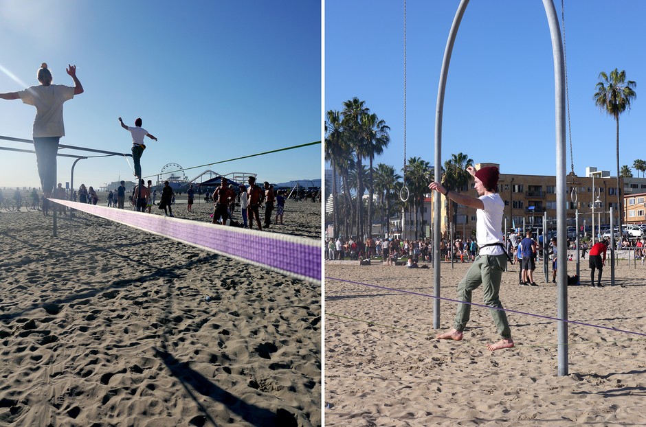 Slackline, fot. Dominika Roman