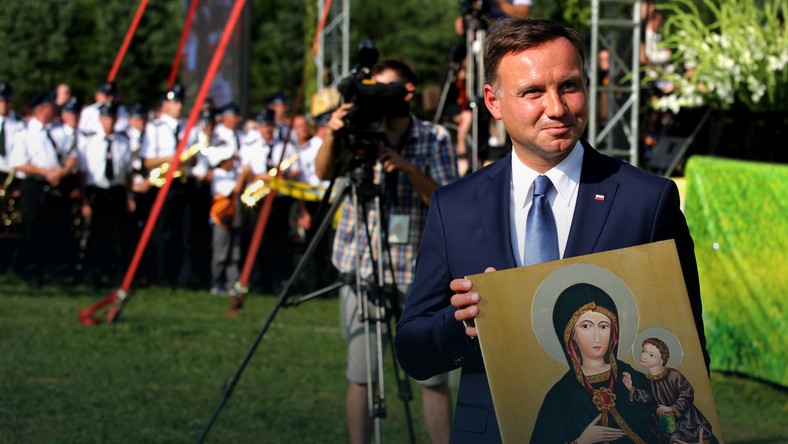 Andrzej Duda w Rychwałdzie