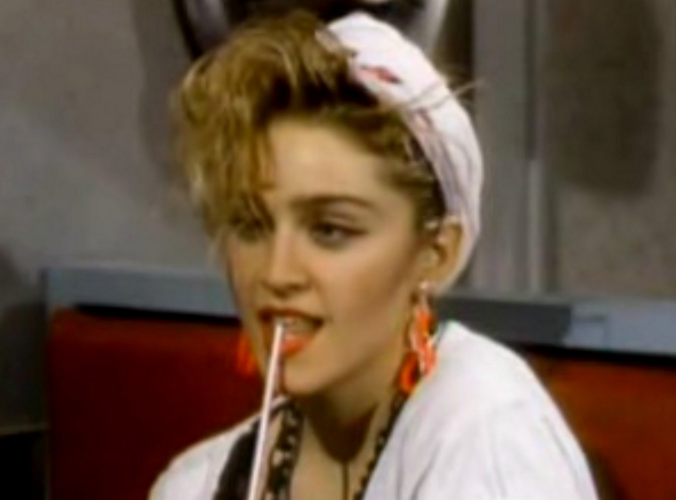 Madonna podczas wywiadu dla MTV w 1983 roku