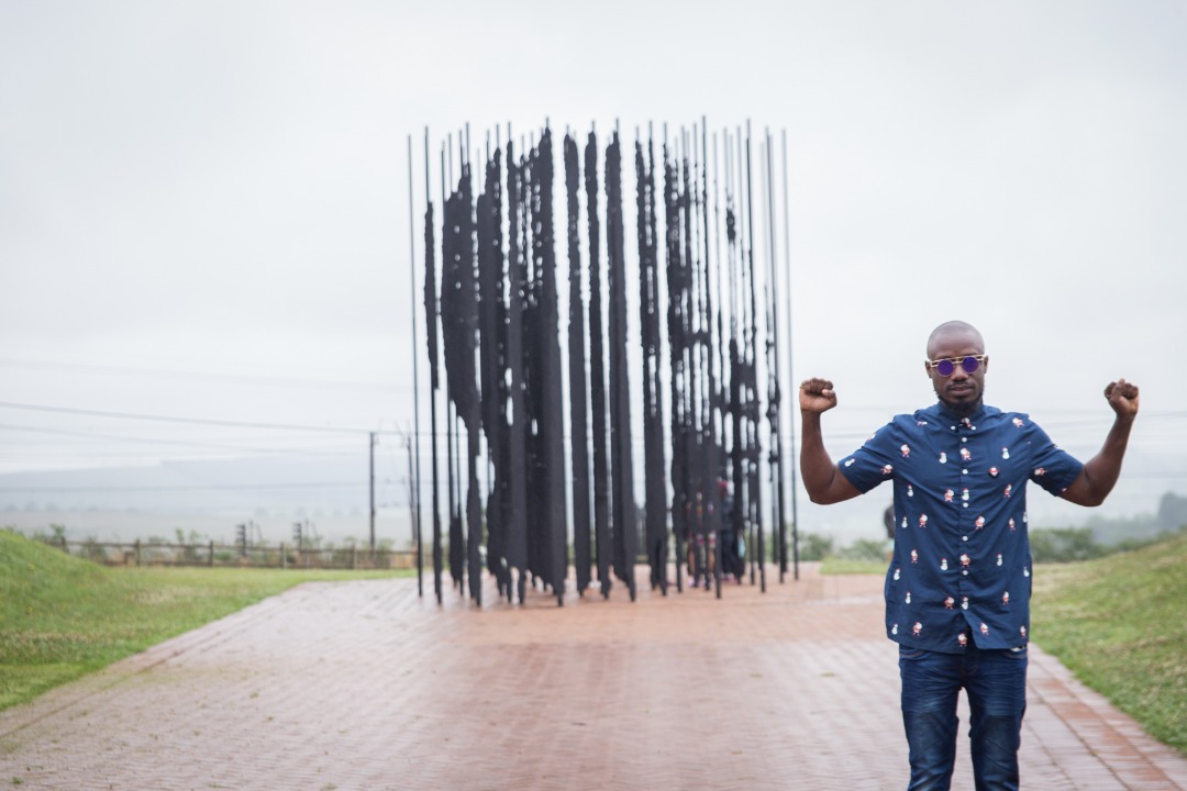 Eugene at Mandela Capture Site