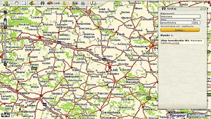 Najdokładniejsza cyfrowa mapa Polski w Internecie Auto Świat