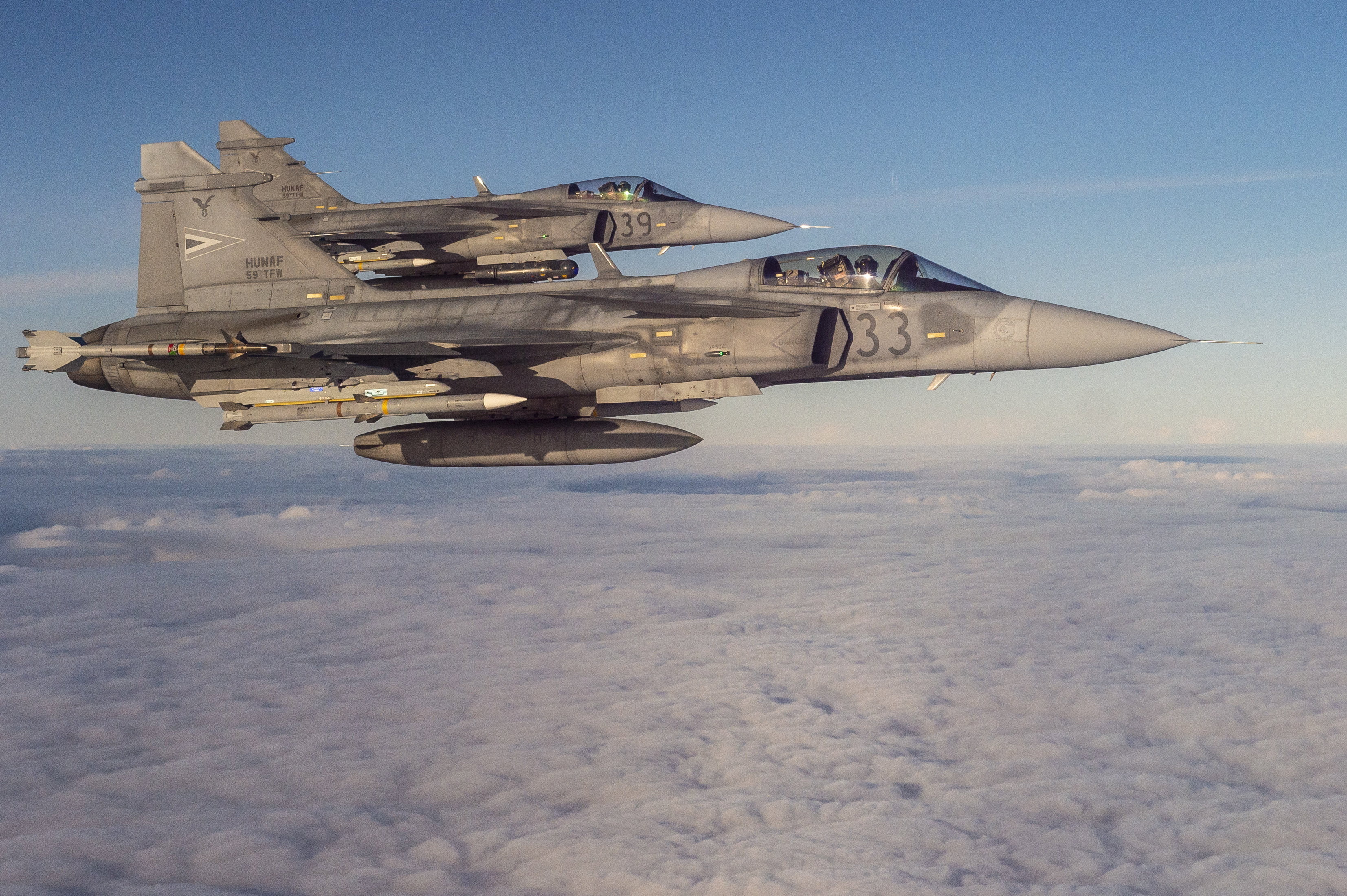 Felszállnak a Honvédség Gripenjei