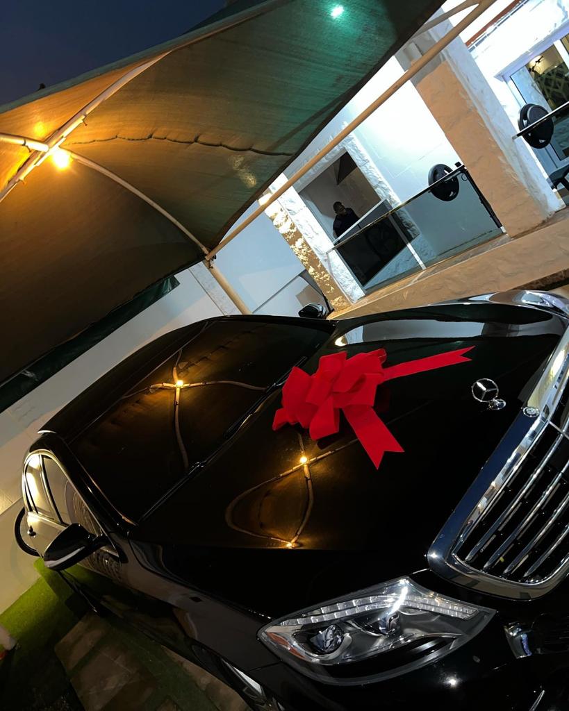 Enjoyment Minister D Black pampers himself with new Benz to mark 35th birthday (PHOTOS)