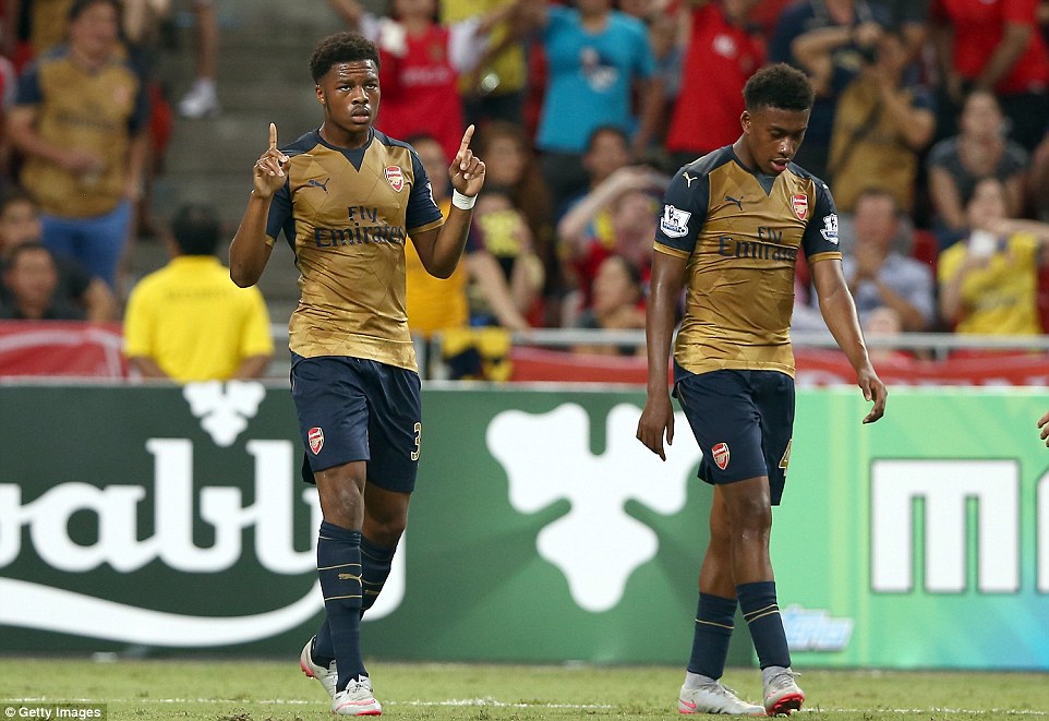 Chuba Akpom is hoping to link up with his life-long friend Alex iwobi with the Nigerian national team (Getty Images)