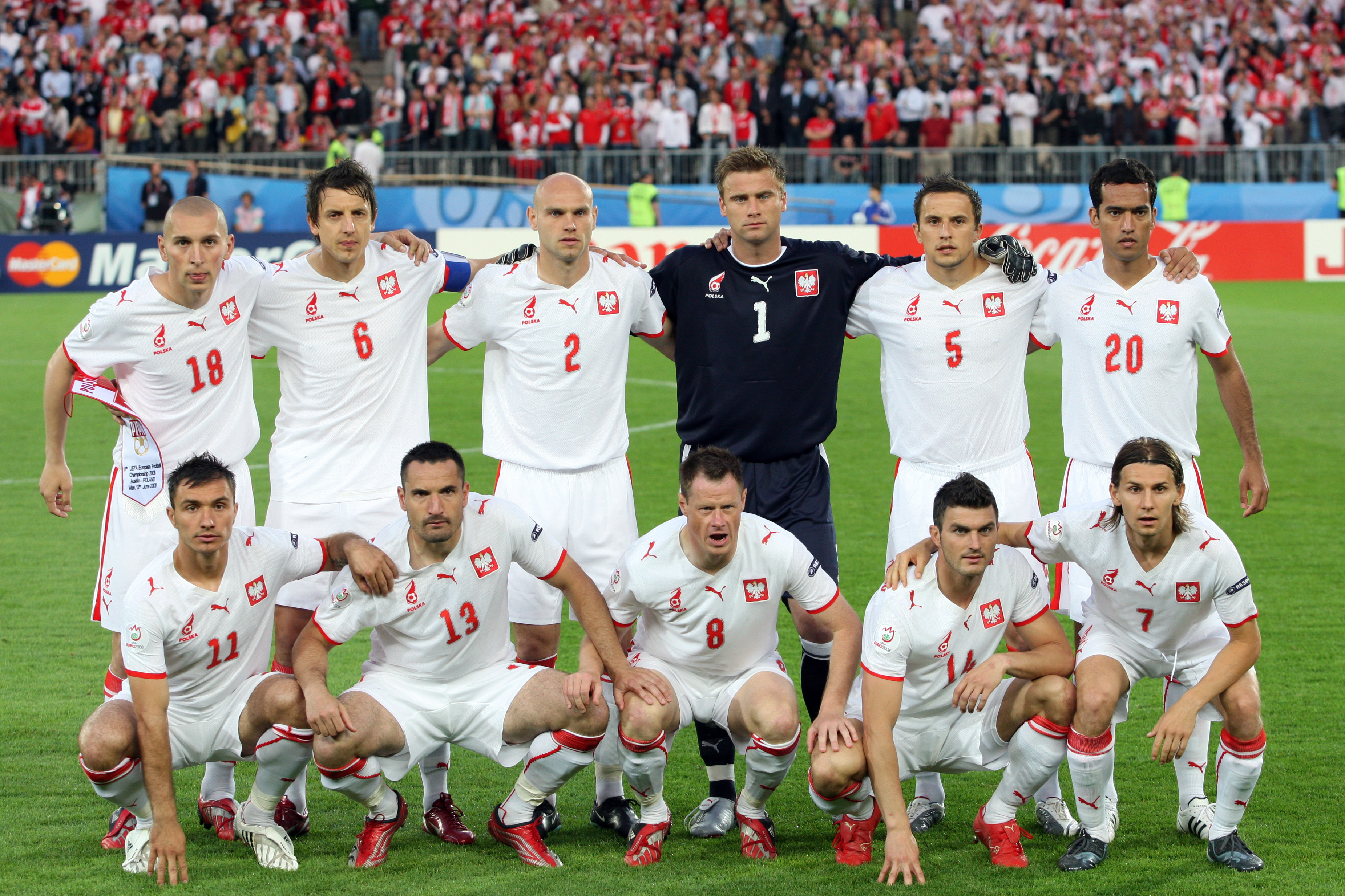 To była ekipa. Reprezentacja Polski, która zremisowała z Austrią 1:1 na  Euro 2008 - Przegląd Sportowy