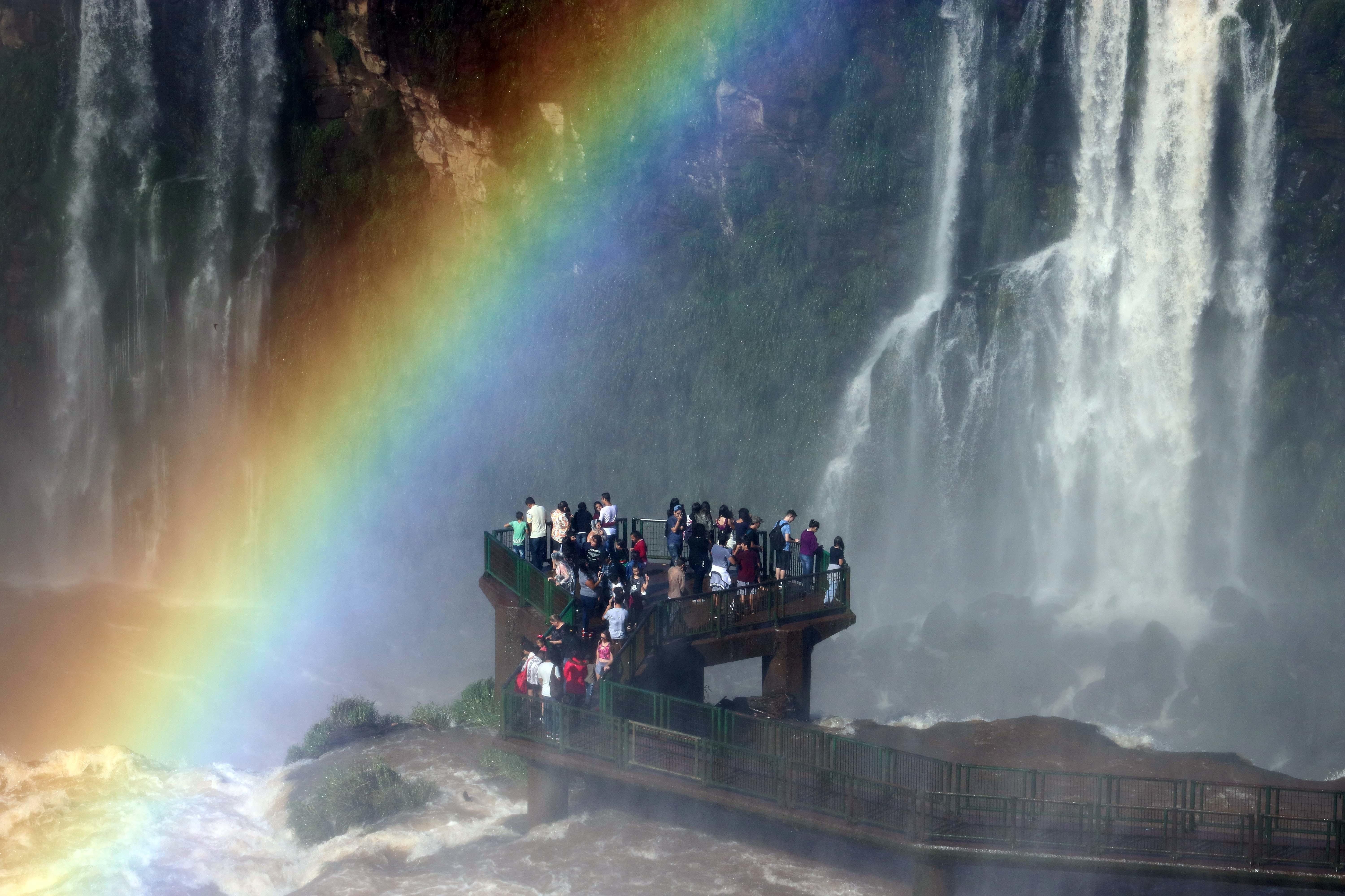 Iguazu Falls In Brazil