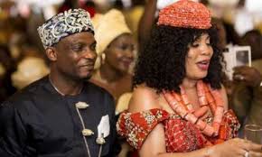 Monalisa Chinda and husband, Victor Tonye Coker [KemiFilani]