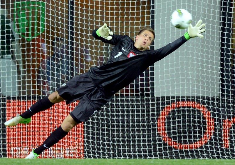 Polska Estonia reprezentacja Wojciech Szczęsny broni