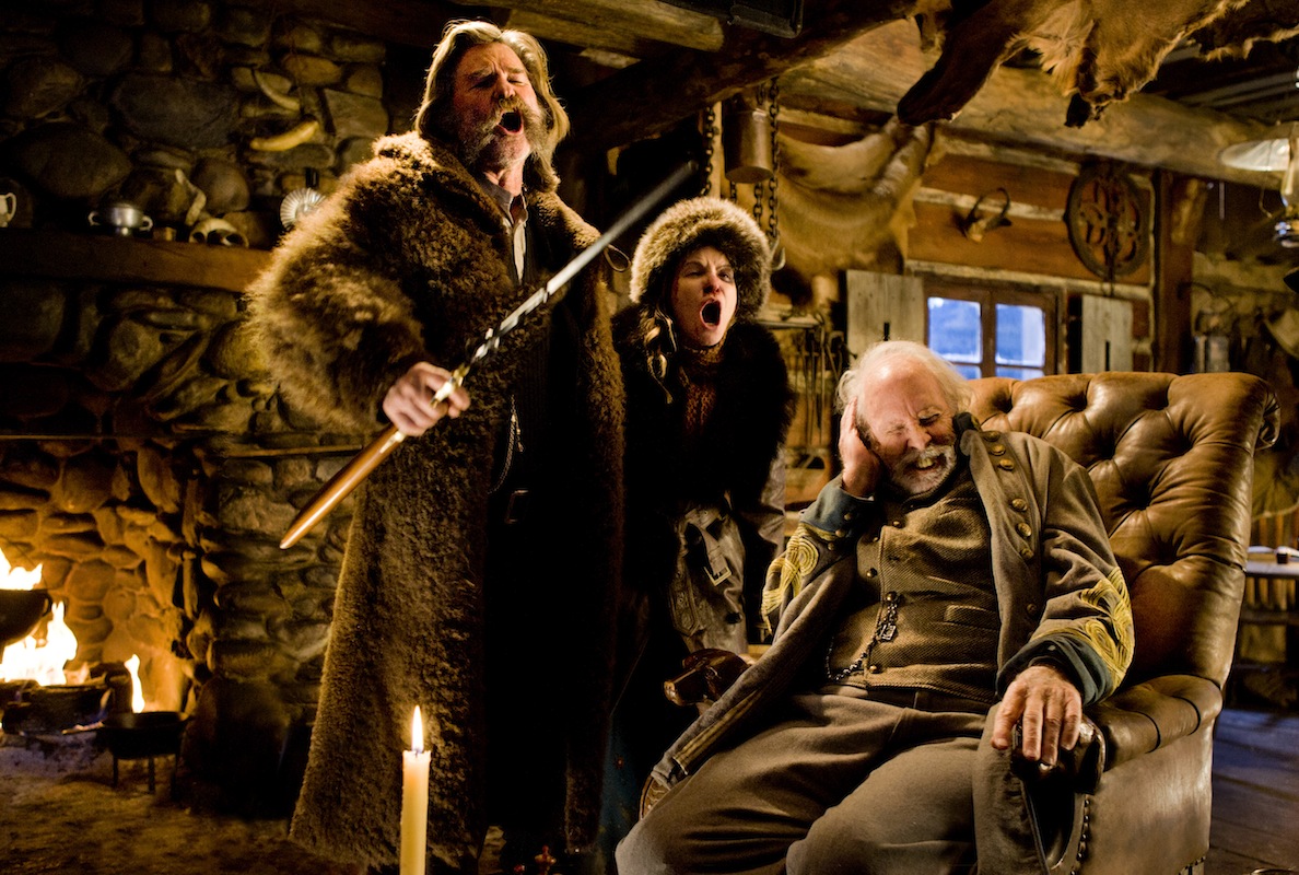 Kurt Russell, Jennifer Jason Leigh i Bruce Dern