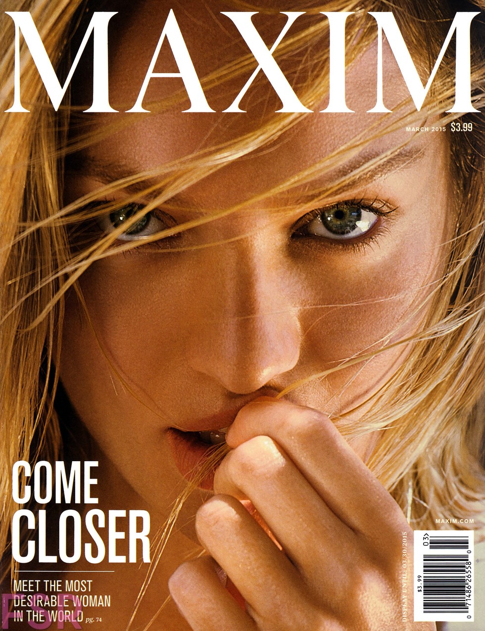 Candice Swanepoel na okładce magazynu Maxim / Maxim