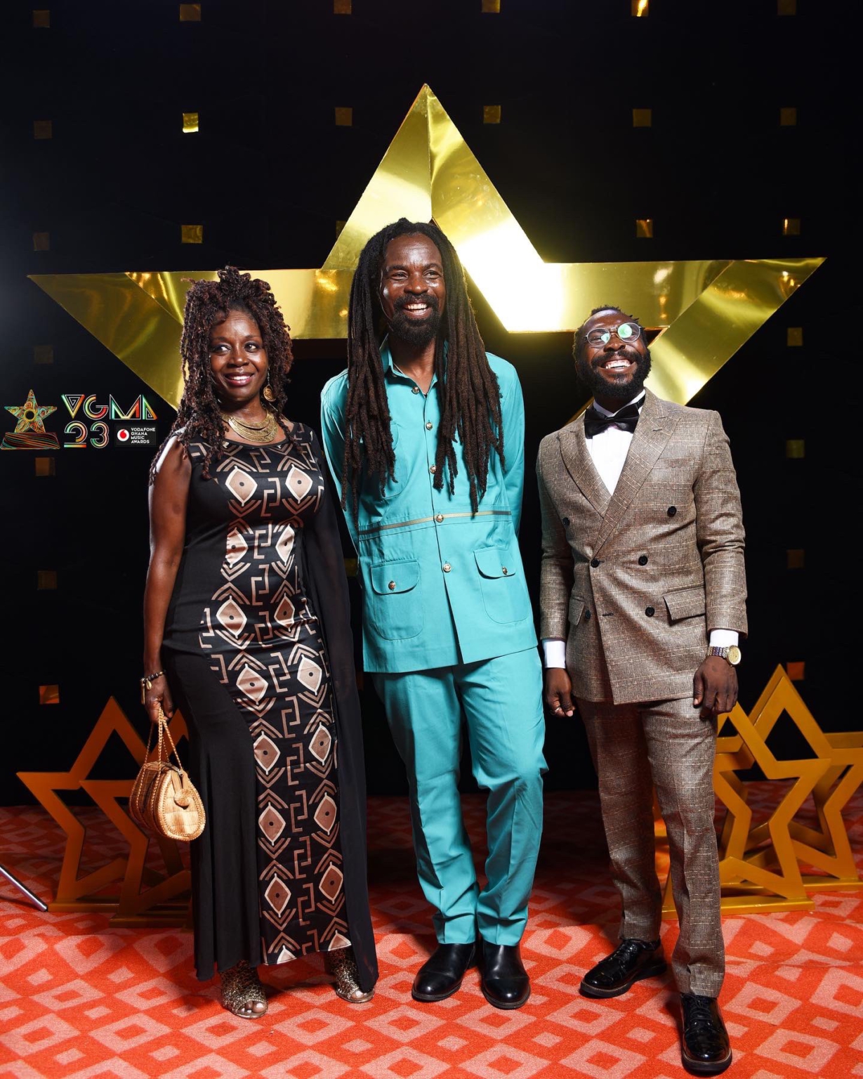 Rocky Dawuni was also on the red carpet.