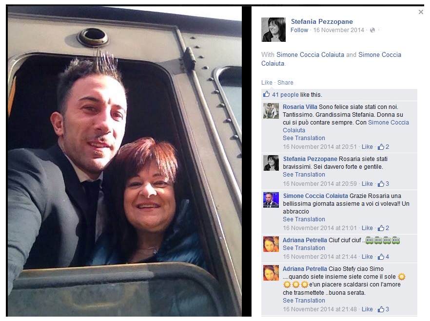 Stefania Pezzopane i Simone Coccia Colaiuta