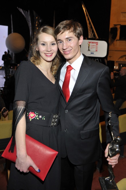 Ewa Bilan-Stoch i Kamil Stoch 7 stycznia 2012 r.