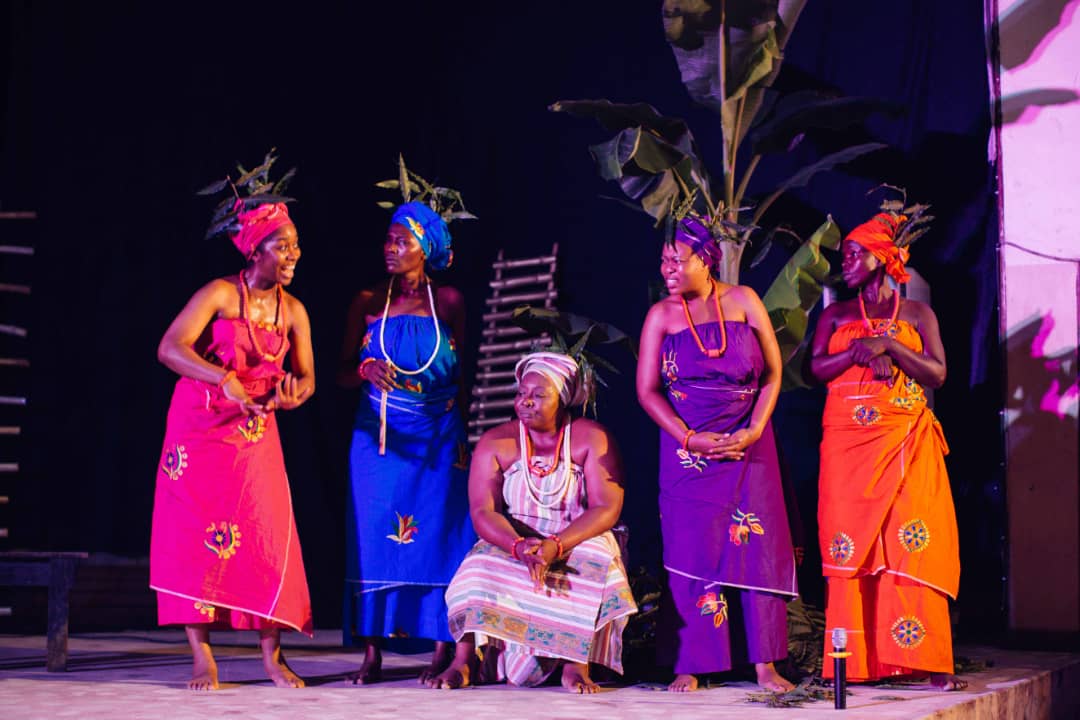 Residents and indigenes of Aba watched the re-enactment of the incident of 1929 in the stage play, 'August Meeting'.