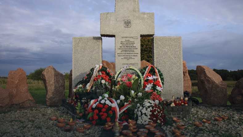 Miejsce po wsi Huta Pieniacka, wymordowanej przez SS Galizien, fot. Stowarzyszenie Huta Pieniacka