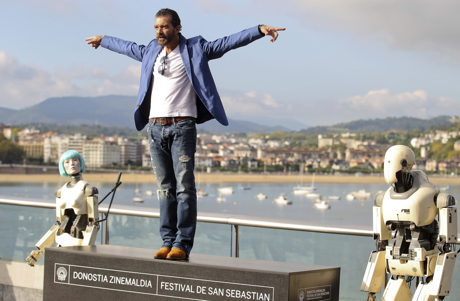 Tak Antonio Banderas promował film