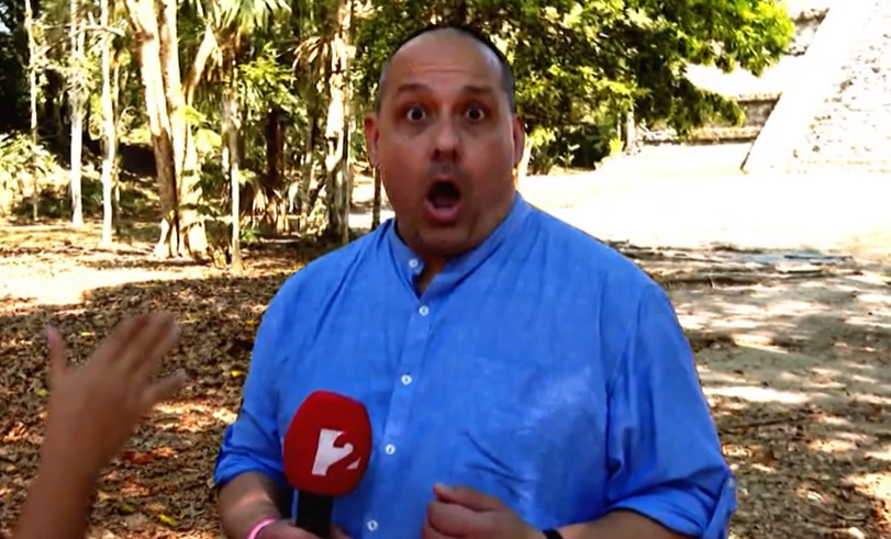Felpofozták a TV2 riporterét - videón a csapás