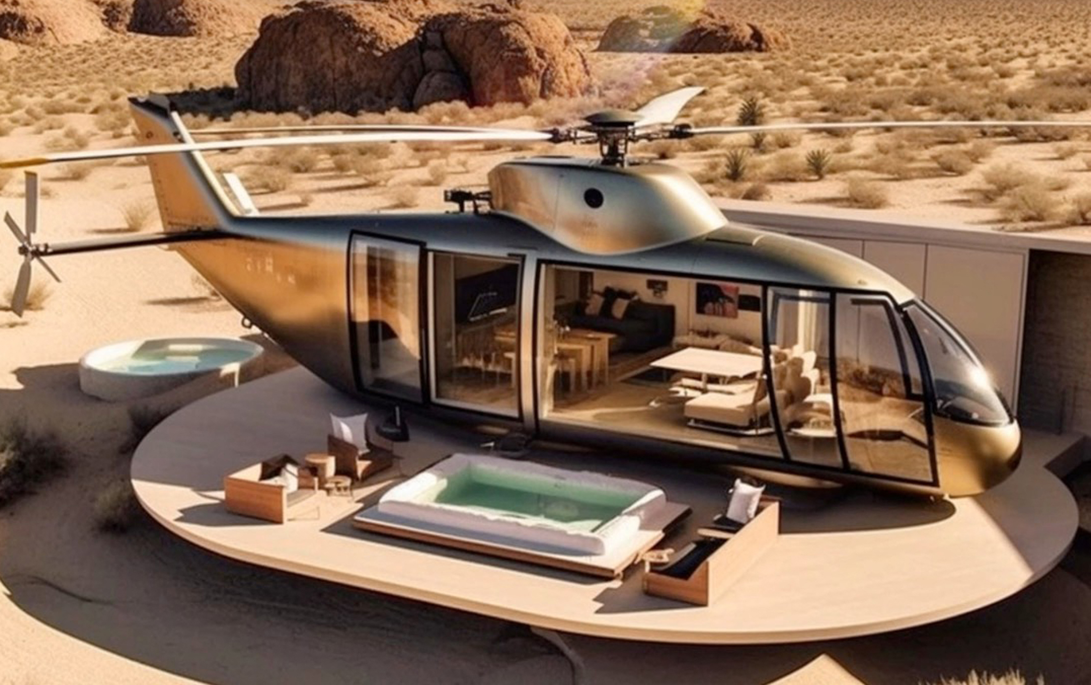 Luxus a helikopterben? Fotókon a gazdagok legújabb hóbortja