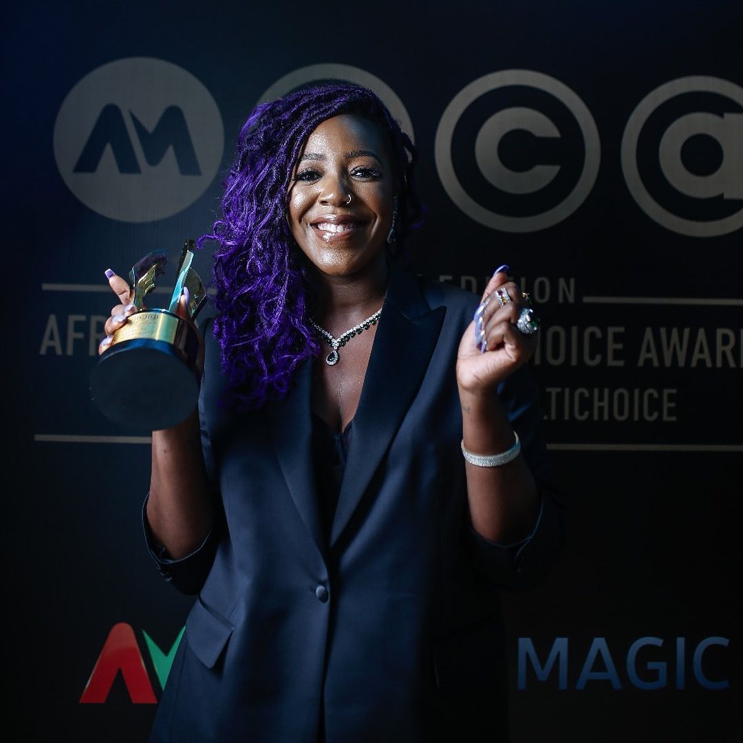 Nicole Asinugo was joint winner of the Africa Magic Viewers' Choice Awards for Best Writer in a Movie or TV Series in 2020 for her first screenplay, Living in Bondage: Breaking Free [Bella Naija]