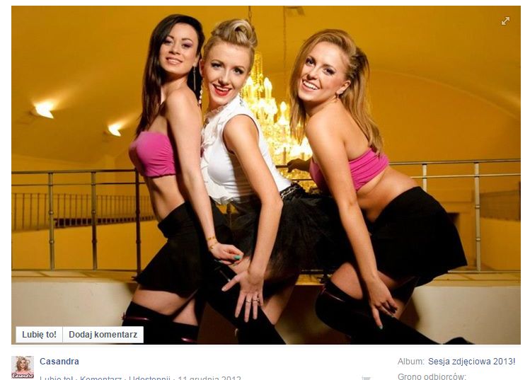 Monika Kwiatkowska, Elwira Matysiak i Patrycja Sławińska z zespołu Casandra