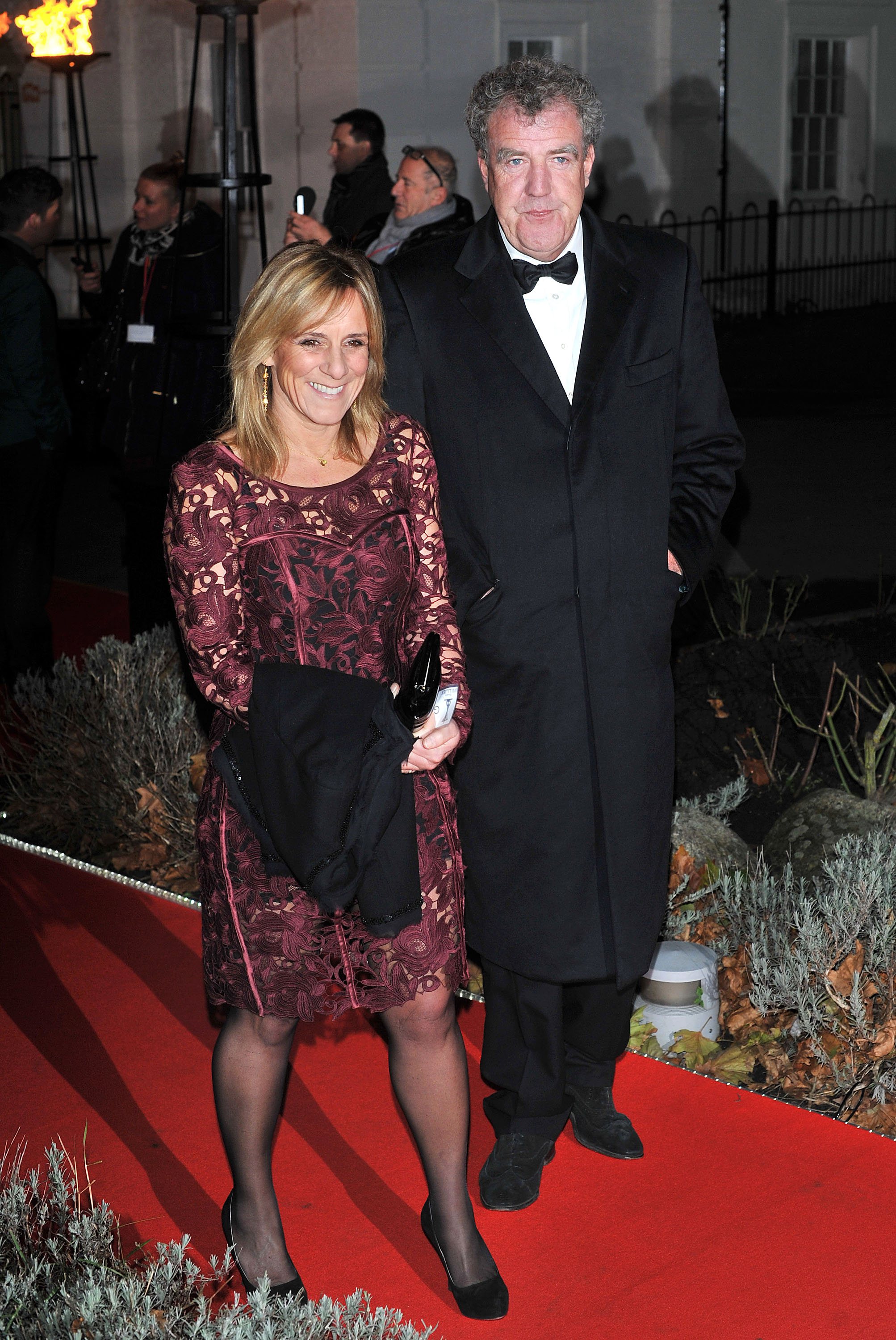 Jeremy Clarkson z żoną Frances Cain