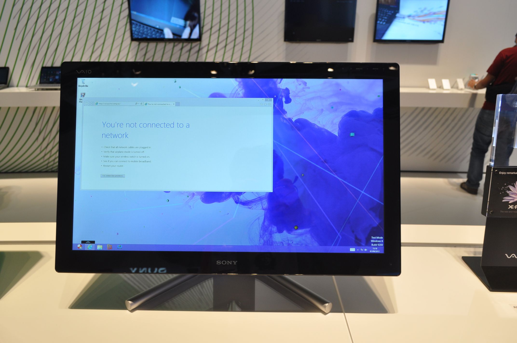 To kolejny all-in-one, także na Windows 8, tym razem od Sony