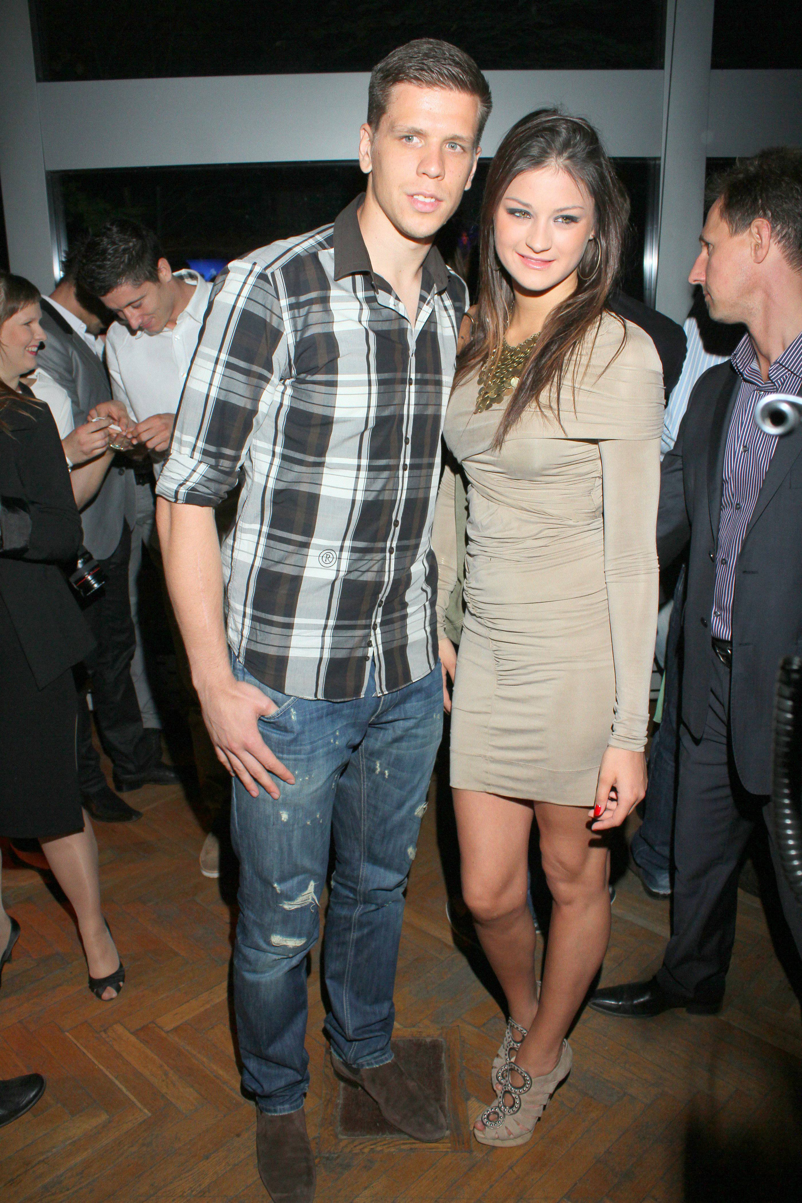 Wojciech Szczęsny i Sandra Dziwiszek