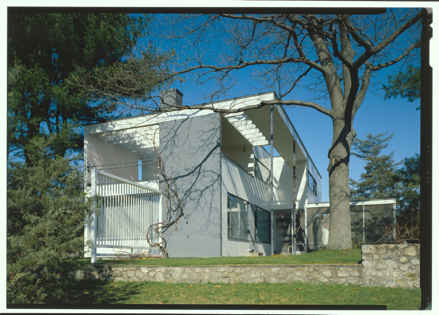 Rodzinny dom architekta w miasteczku Lincoln w Stanach Zjednoczonych stał się wizytówką jego twórczości.
