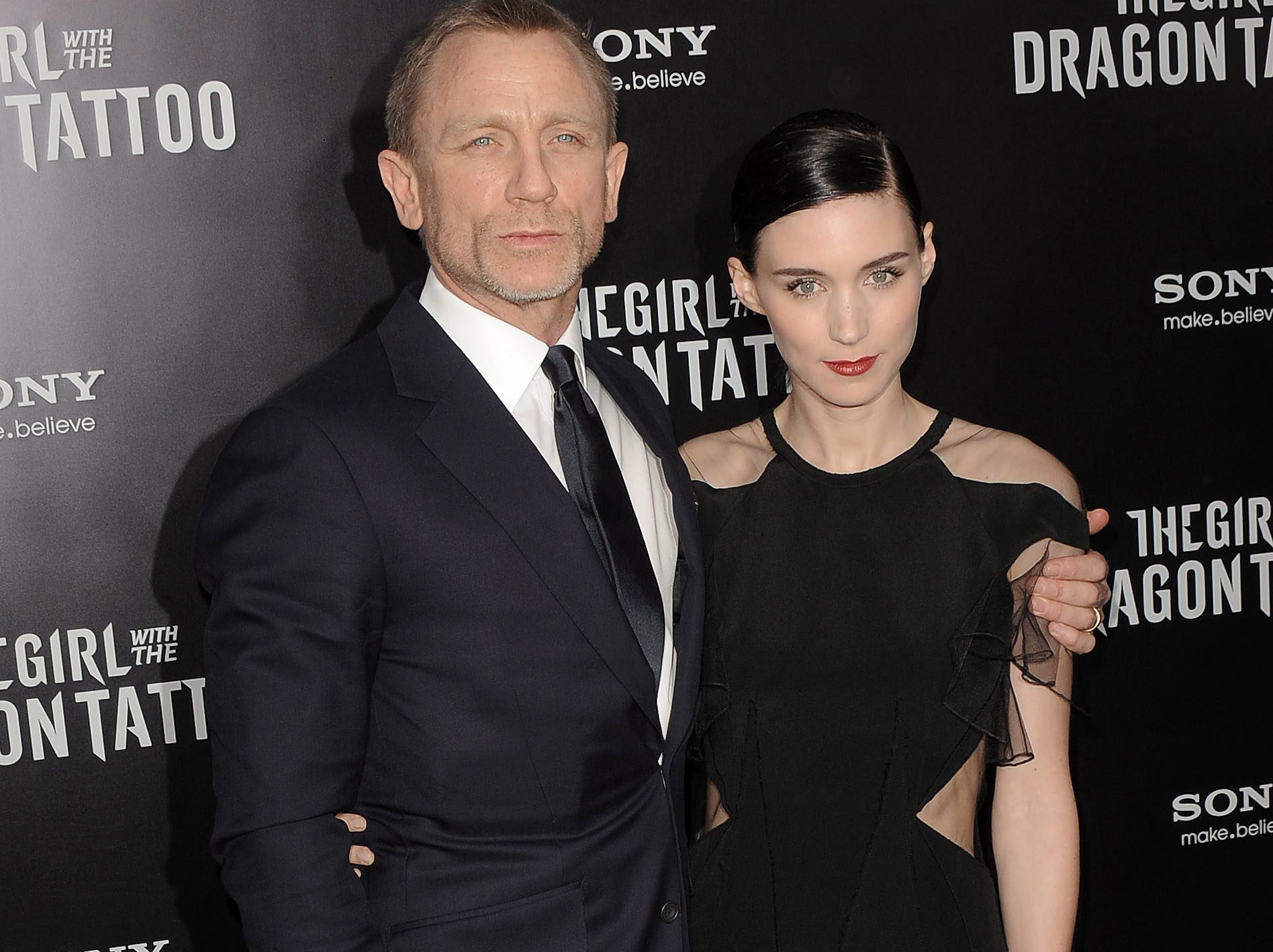 Daniel Craig i Rooney Mara na premierze w Nowym Jorku