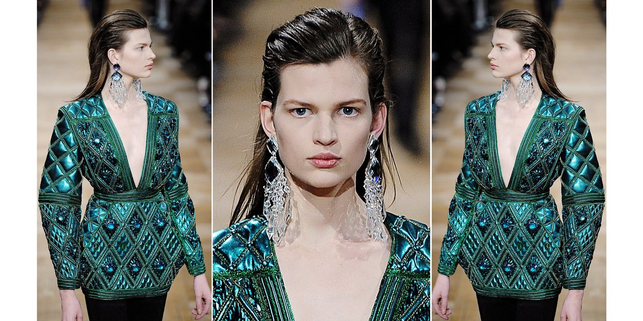 Balmain jesień-zima 2013/2014 EAST NEWS/Getty Images/Flash Press Media