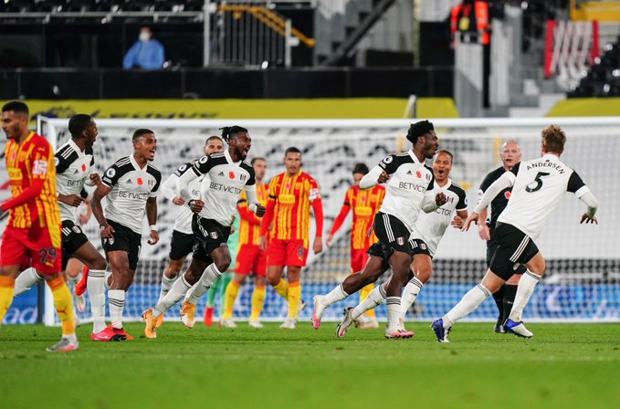 Ola Aina scored a sensational goal for Fulham on Monday (Twitter/Fulham)