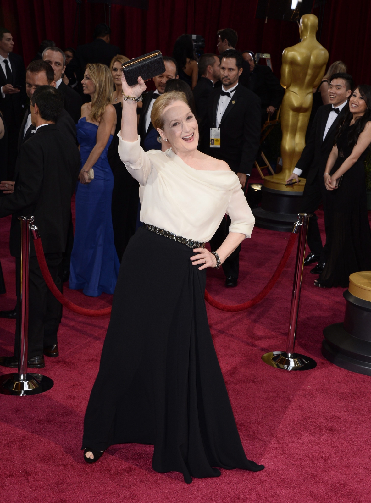 Meryl Streep na gali Oscarów 2014