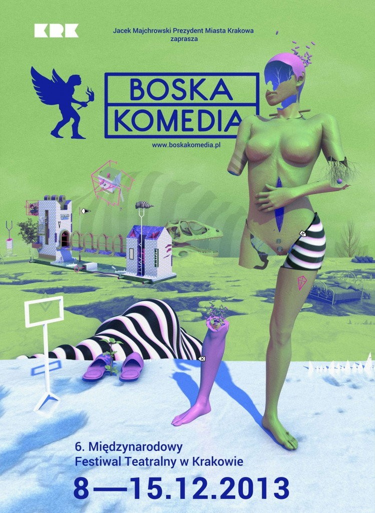 plakat festiwalowy, proj. Victor Soma