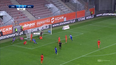 Zagłebie - Wisła P. (2:1): Merebaszwili zrobił różnicę. Kapitalna akcja Gruzina, Piątkowski strzela gola kontaktowego!