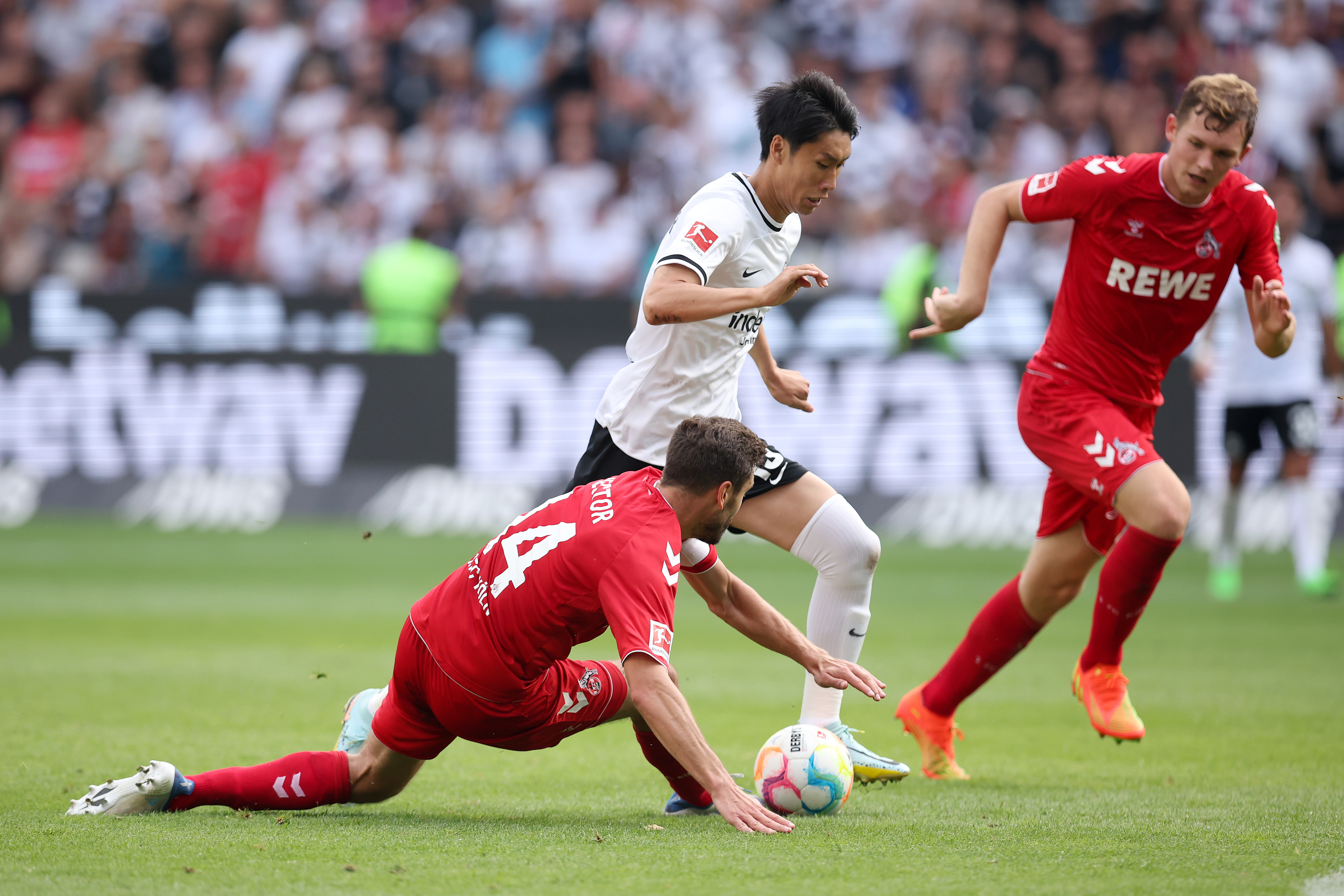 Bundesliga: Zaskakujące trafienie z rzutu wolnego. Remis Eintrachtu z FC  Koeln - Przegląd Sportowy