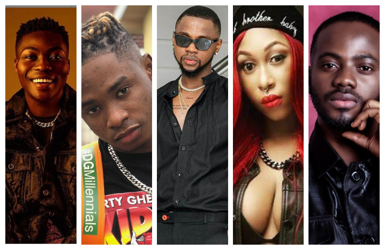 Reekado Banks, Lil Kesh, Kizz Daniel, Cynthia Morgan, Korede Bello