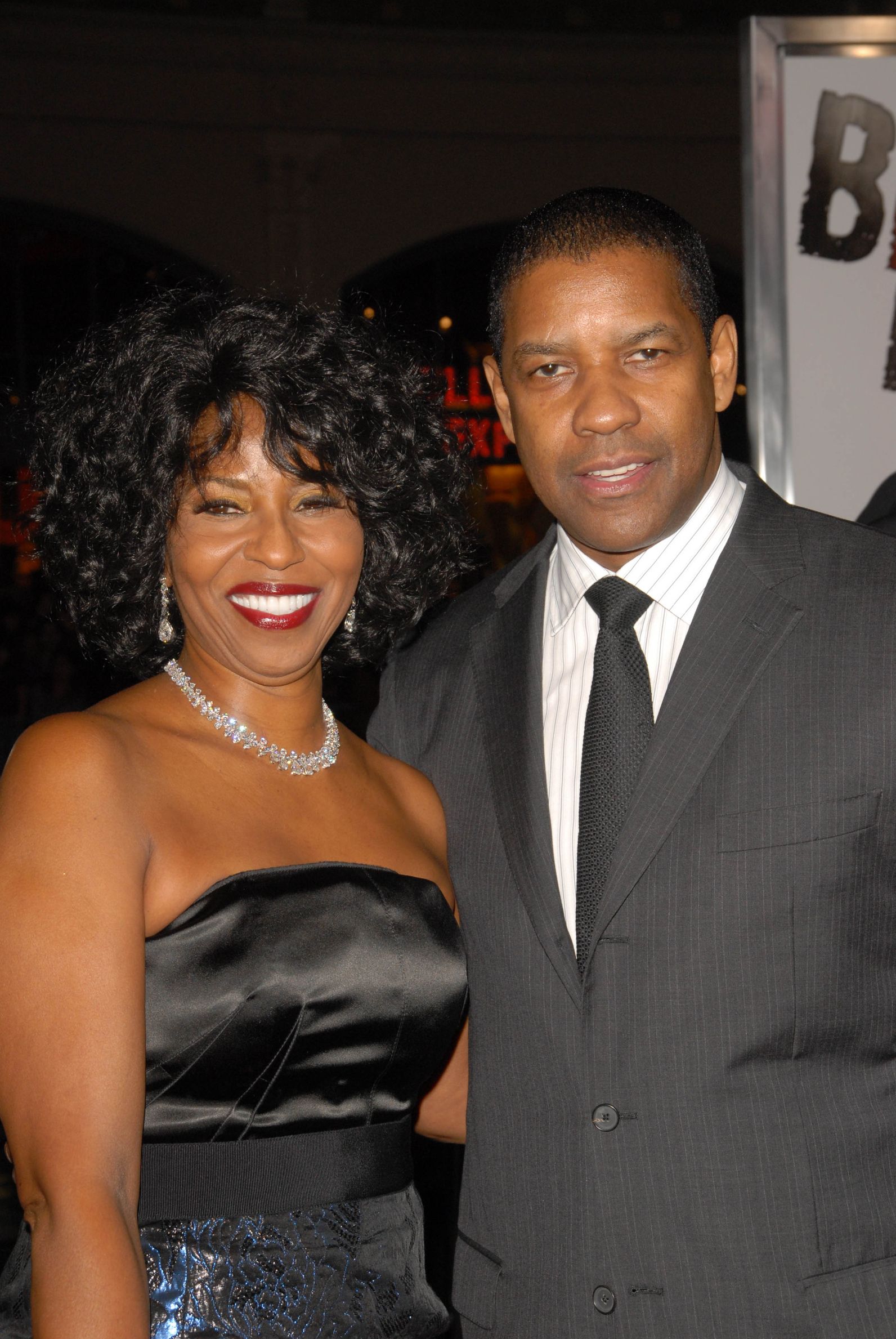 Długodystansowcy w Hollywood - Denzel Washington z żoną Pauletta Pearson