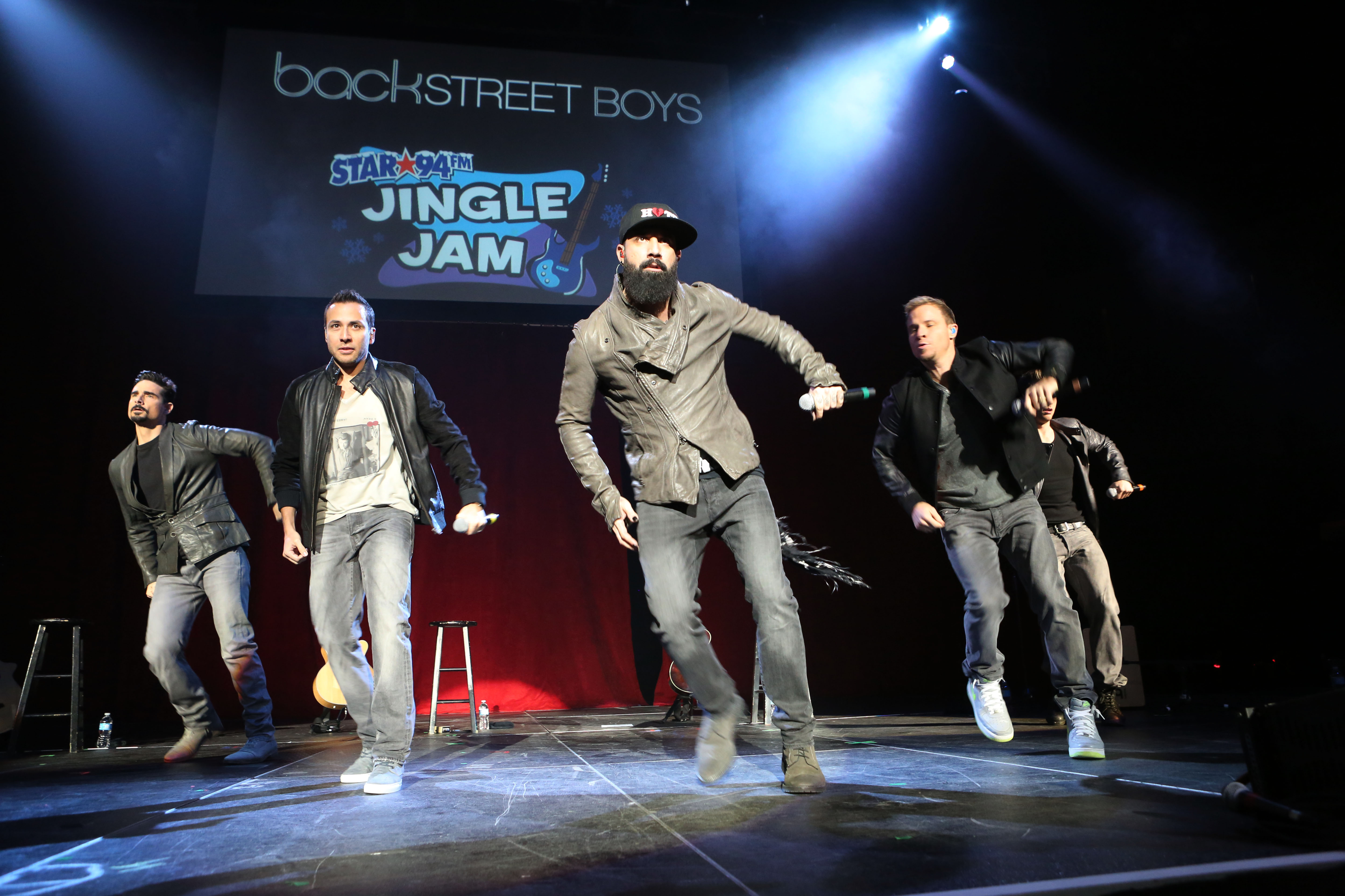 Backstreet Boys podczas koncertu w Atlancie