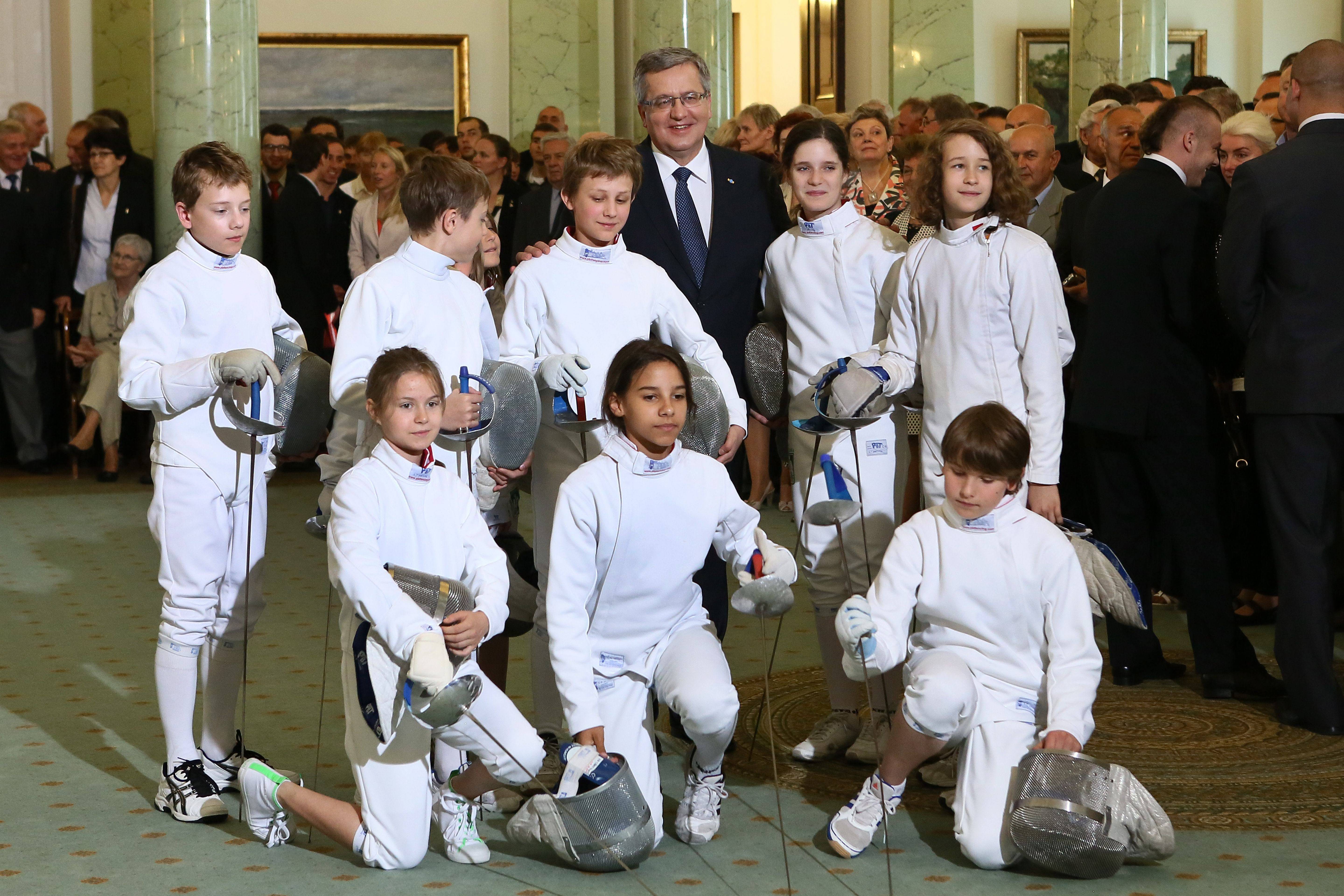 Prezydent Komorowski odznaczył orderami polskich olimpijczyków