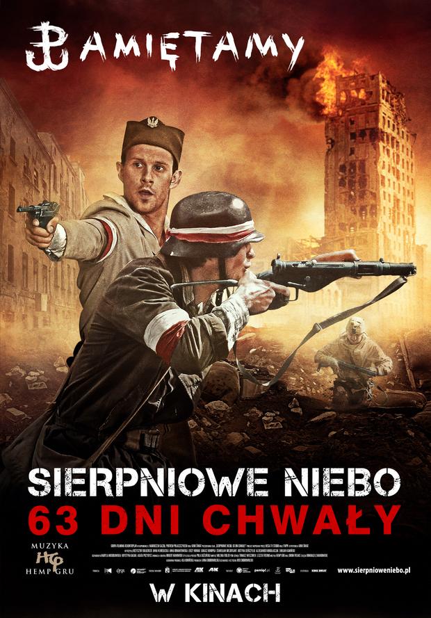 "Sierpniowe niebo. 63 dni chwały" - plakat