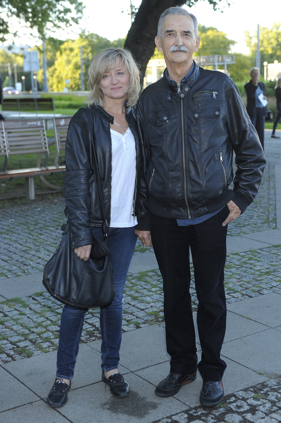 Małgorzata Bogdańska i Marek Koterski na premierze