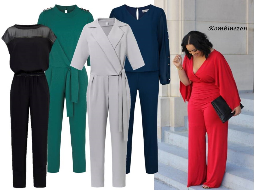 Jesienne must have: czarny kombinezon - Cotton Club/ cottonclub.pl, zielony kombinezon - Modern Line/ modernline.pl, szary kombinezon - Grandio/grandio.pl, granatowy kombinezon - Modern Line/ modernline.pl