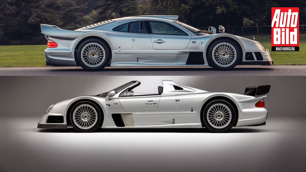 CLK GTR kupé és roadster árverésen: az ötös lottó főnyereménye sem lenne elég megvásárolni a szuper sportkocsik egyikét