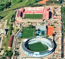 Racing Cub and Independiente are neighbours and rivals with their stadia next to each other