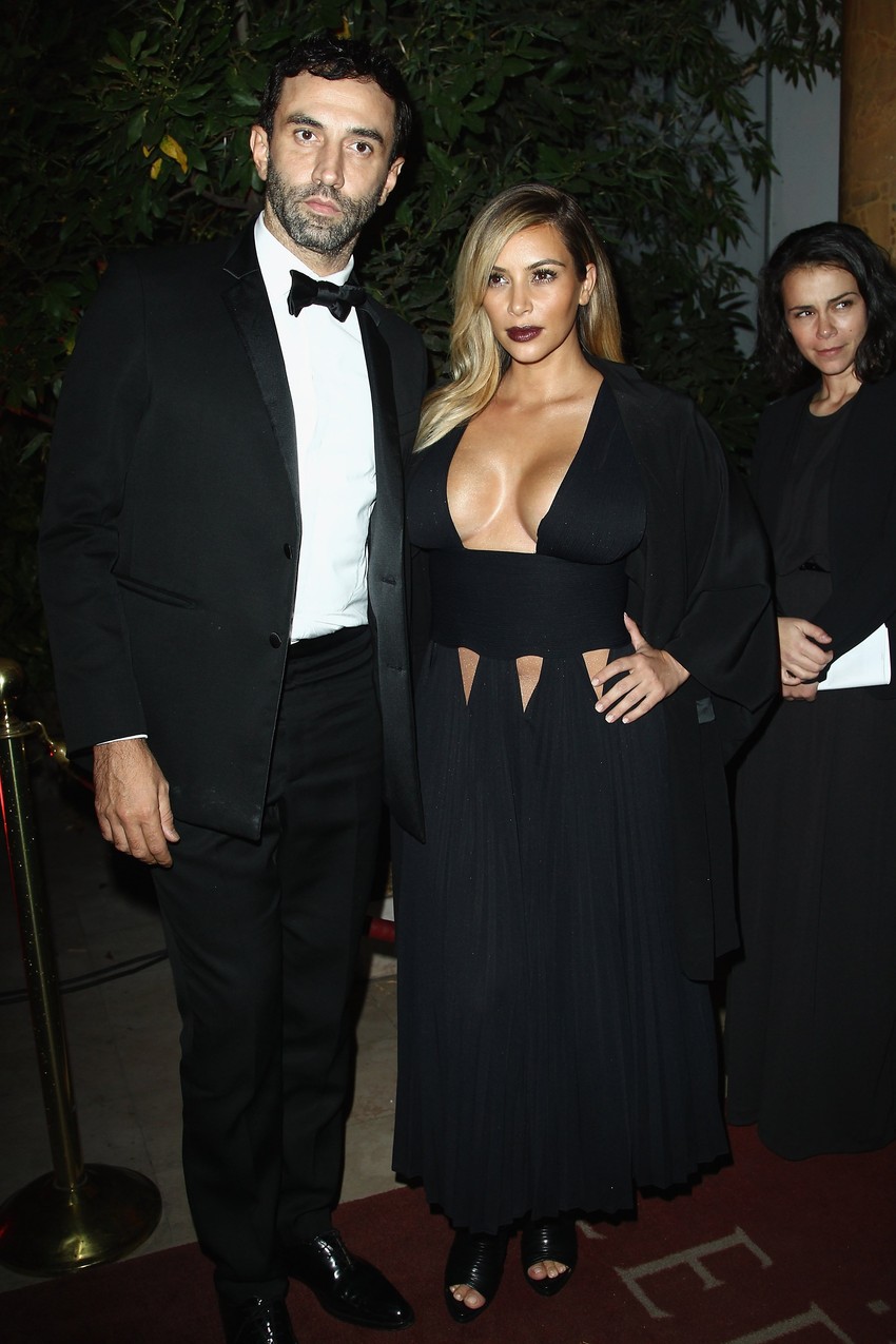 Riccardo Tisci i Kim Kardashian / Getty Images